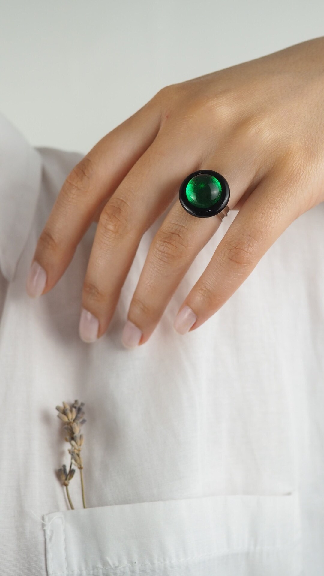 Murano Glass Castor Ring Perfect for a Statement Piece or - Etsy