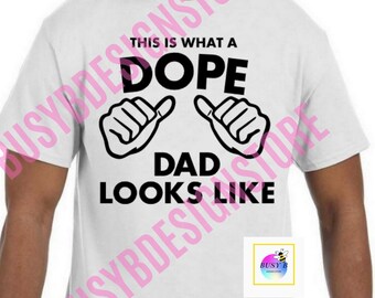 Así es como se ve un papá genial Archivos de corte de manos Papá, Día del padre, Genial, Papá genial, Pop Pop, Cricut, Silueta, SVG, DXF, Archivos de corte