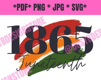 Archivos de corte del Día de la Independencia de 1865: Libertad, Esclavitud, Gratis, SVG, DXF, Archivos de corte, Cricut, Silueta