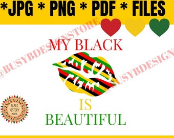 Archivos de imágenes de "Mis labios son hermosos", Mes de la Historia Afroamericana, feriado, febrero, PNG, PDF, JPG