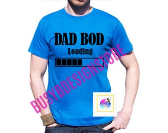 Dad Bod Cargando archivo de corte, Día del Padre, Dad Bod, Padre, Cricut, Silueta, Archivos de corte