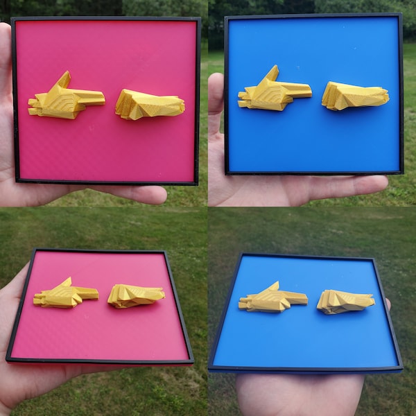 3D Printed 3 Color Run The Jewels Wall Art