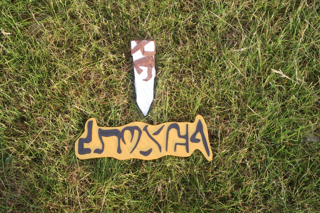 3D Printed 2 Color Dark Souls Soapstone and Summoning Sign Etsy