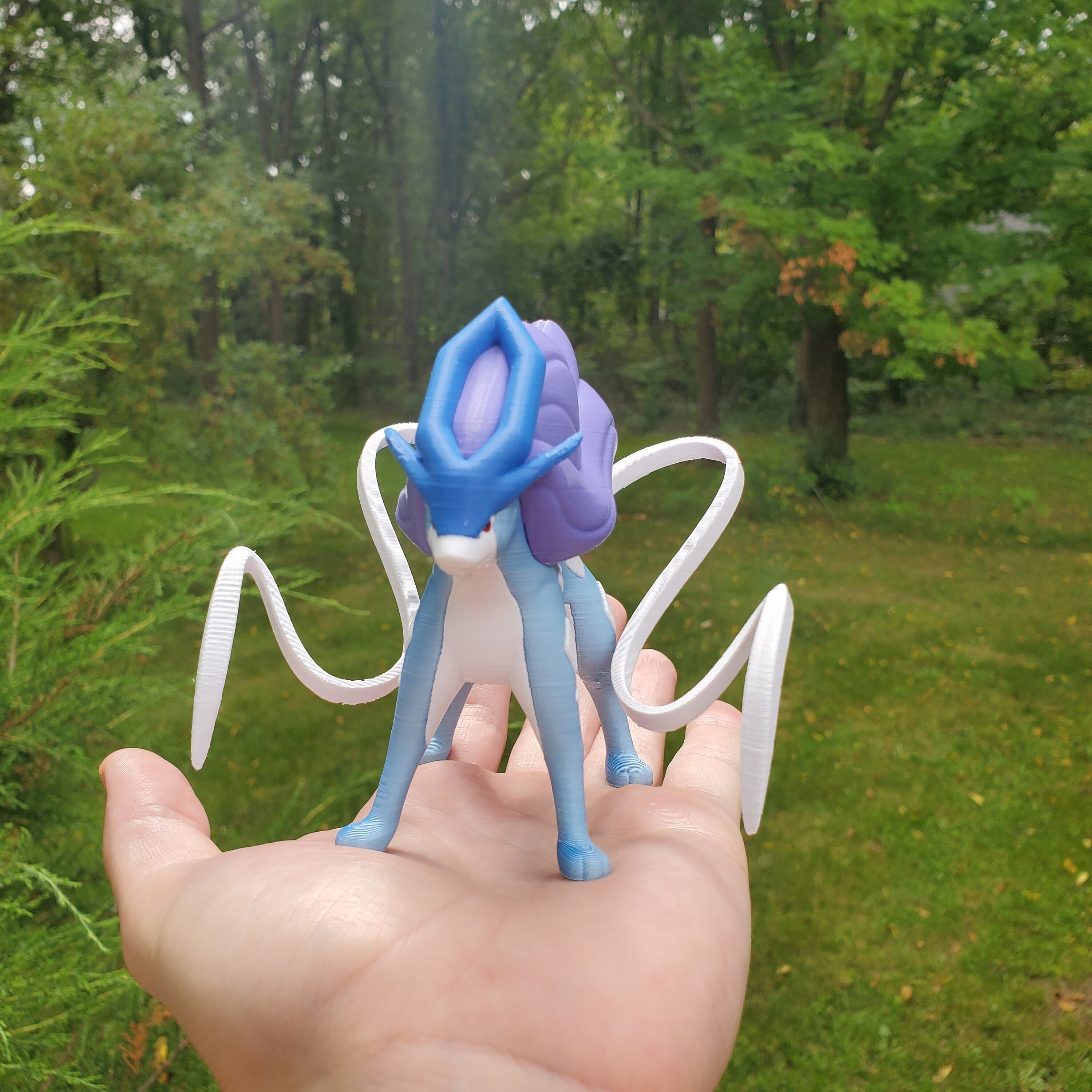 Entei Raikou Suicune glas in lood / Aangepaste holografische