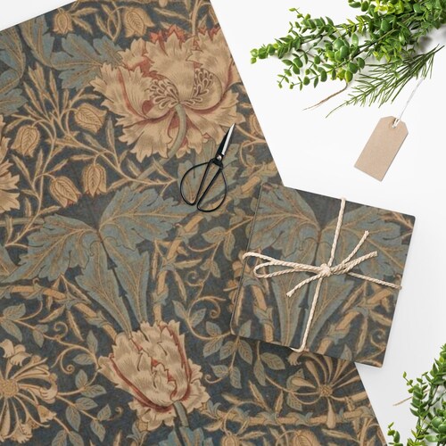 William Morris Wrapping Paper Floral Art William Morris Print - Etsy