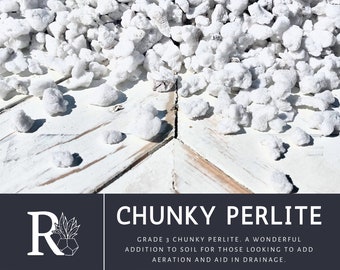 Chunky Horticultural Perlite: Grade 3 Coarse Soil Additive
