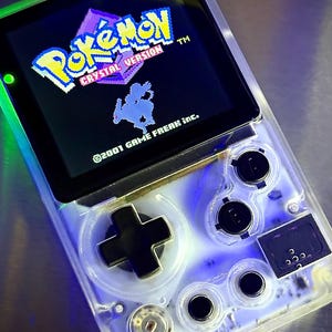 Nintendo Game Boy Color - Premium Restored - Clear 3D Printed - Tad Boy Color