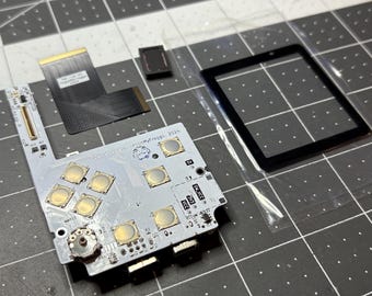Tad Boy Color Motherboard (Populated) Screen Lens, Speaker & Ribbon Cable Included - White