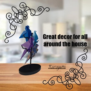 Origami Parrots topping Wedding Shower Food or Gender Reveal Ideas Useful Origami Art and Origami Decorations and pairs with Origami Flowers