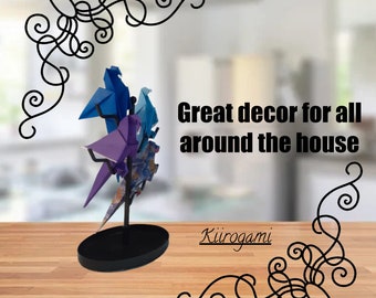 Origami Parrots topping Wedding Shower Food or Gender Reveal Ideas Useful Origami Art and Origami Decorations and pairs with Origami Flowers