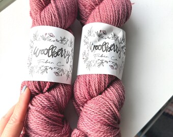 Woolberry Fibers/ Rambouillet DK/ Handmade Ornament