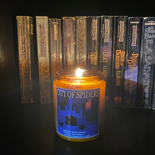 City of Spiders Candle 8oz