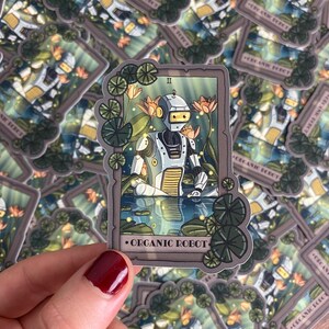ORGANIC ROBOT Vinyl Sticker – Matte Finish