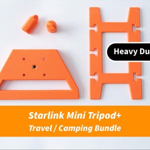 Bundle: Starlink Mini Tripod+ Adapter Travel / Camping Accessories (Works With All Mini Versions)