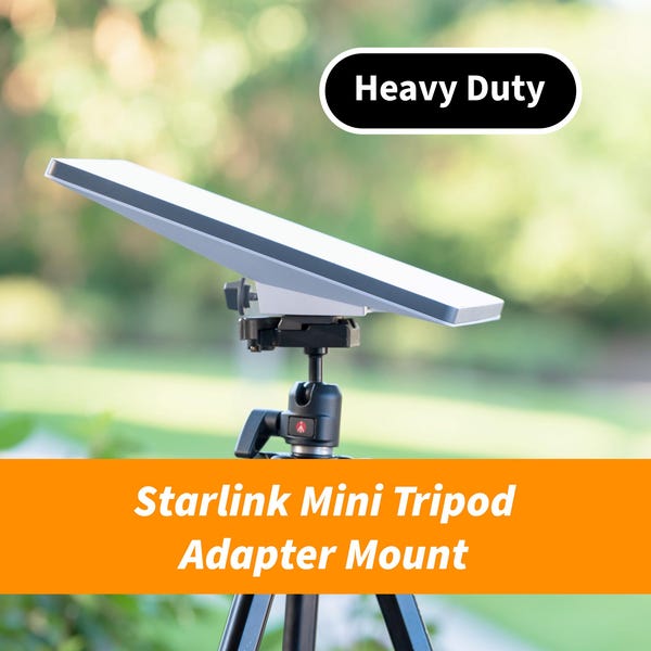 Starlink Mini Tripod Adapter-Aluminum Alloy-Black-Mount - View #10