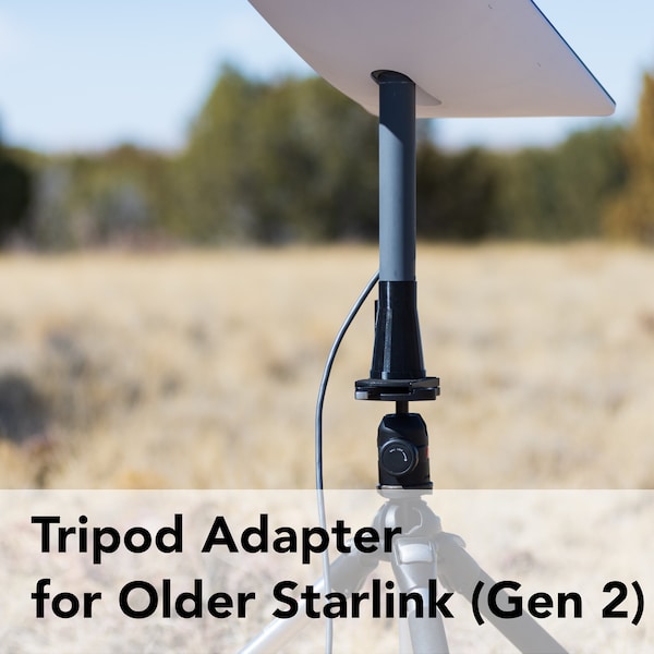 Starlink Tripod Adapter for Older Model (Gen 2  Starlink Actuated)