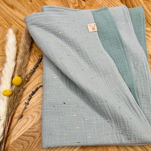 Elegant muslin blanket for babies image 3
