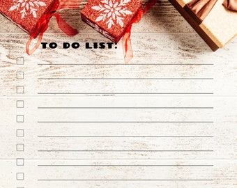 Christmas themed To Do List