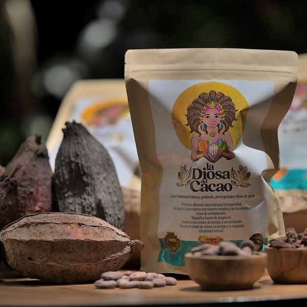 Ceremonial Grade Cacao | Ceremonial Grade Peruvian Cacao | Raw Organic Cacao | Cacao Ceremony | Made with Love "The Goddess of Cacao"