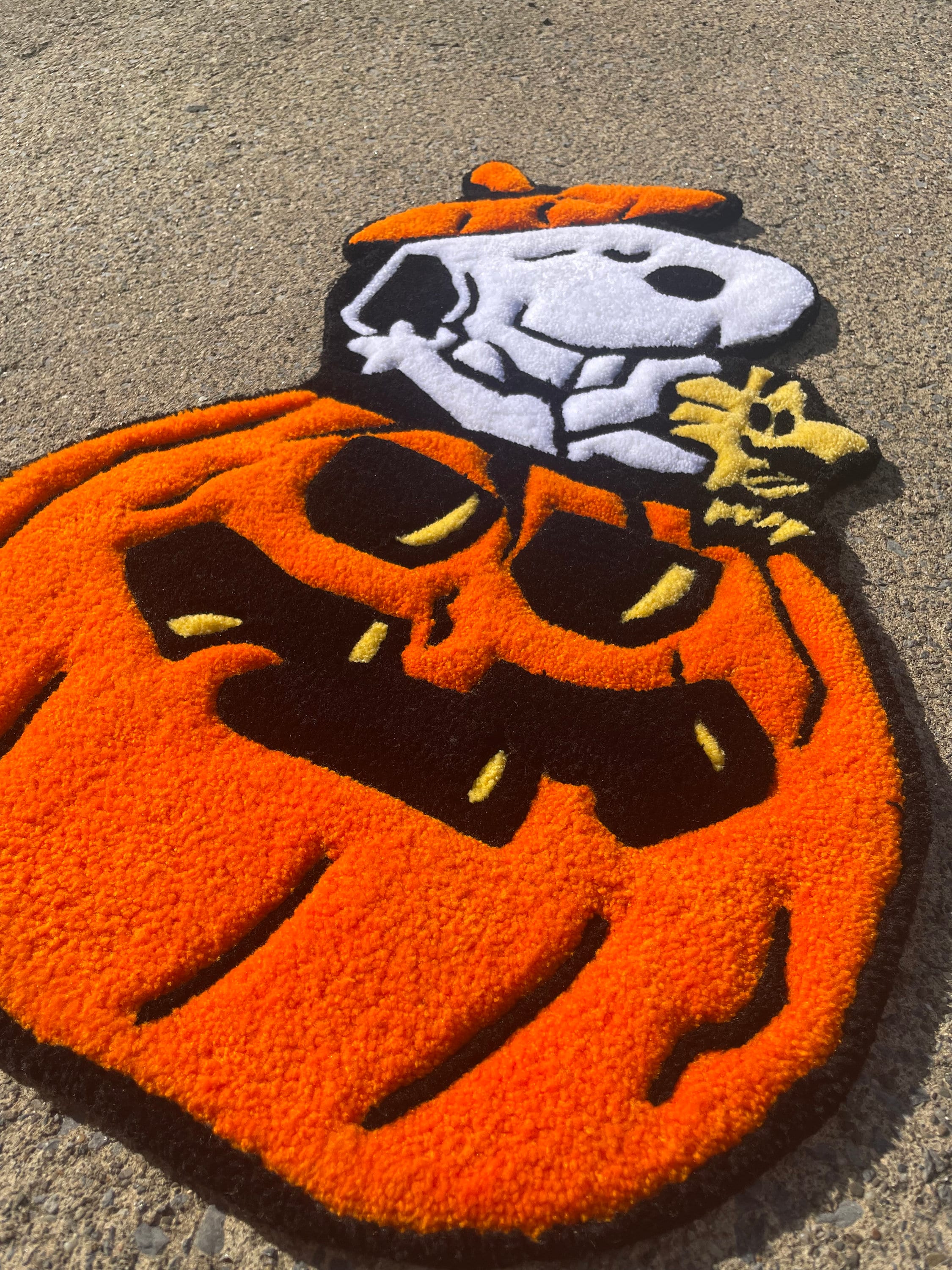 Spooky Snoopy / Tufted Rug / Halloween Rug - Etsy