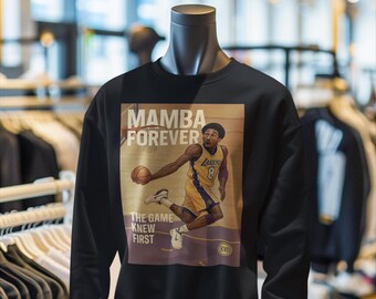 Sudadera unisex Mamba Forever – "El juego lo supo primero" – Camiseta inspirada en Kobe Bryant • Regalo para fanáticos del deporte