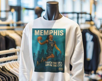 Memphis Pro Basketball Unisex Sweatshirt - “Touch the Sky. Break the City.”| Ja Morant Inspired Shirt | Sports Fan Gift