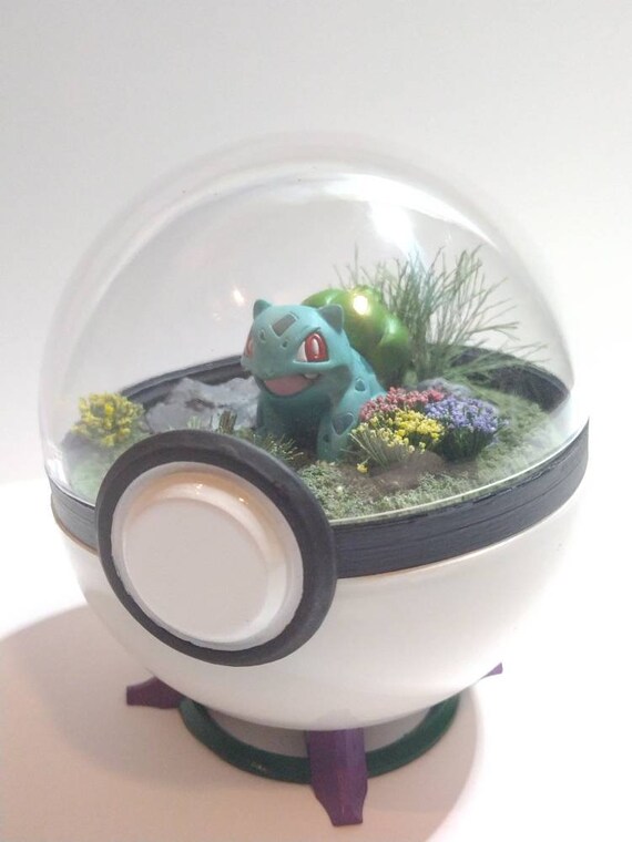 Bulbasaur Pokeball Terrarium Etsy