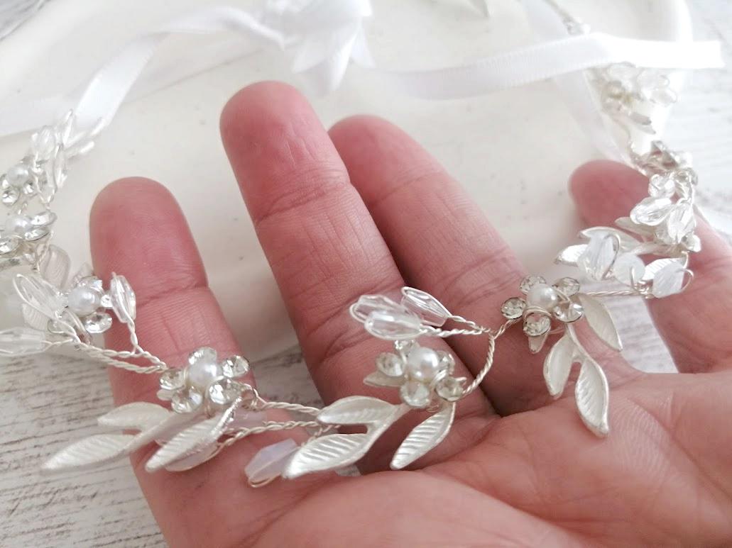 Hochzeits-Haarspange Silber – Braut-Haarkamm Mit Strass & Perlen, Vielseitiger Haarschmuck Für Frauen & Mädchen