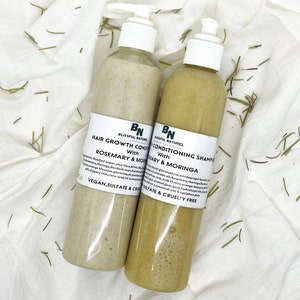 Rosemary/Moringa Hair Growth Shampoo & Conditioner Set/8oz
