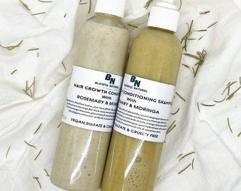 Rosemary/Moringa Hair Growth Shampoo & Conditioner Set/8oz
