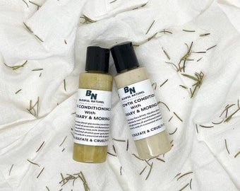 Rosemary/Moringa Hair Growth Shampoo & Conditioner Sample Set/2oz