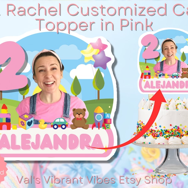 Ms Rachel Cake Toppers Etsy