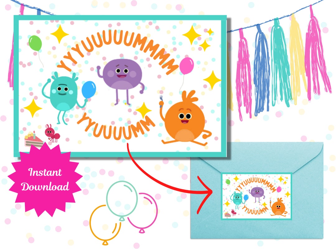 The Bumble Nums Printable Party Label | Printable Label, 3x2, Bumble ...