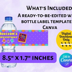 Bumble Nums Birthday Bundle | Invitation, Cake Topper, Cupcake Toppers