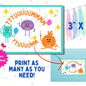 The Bumble Nums Printable Party Label | Printable Label, 3x2, Bumble ...