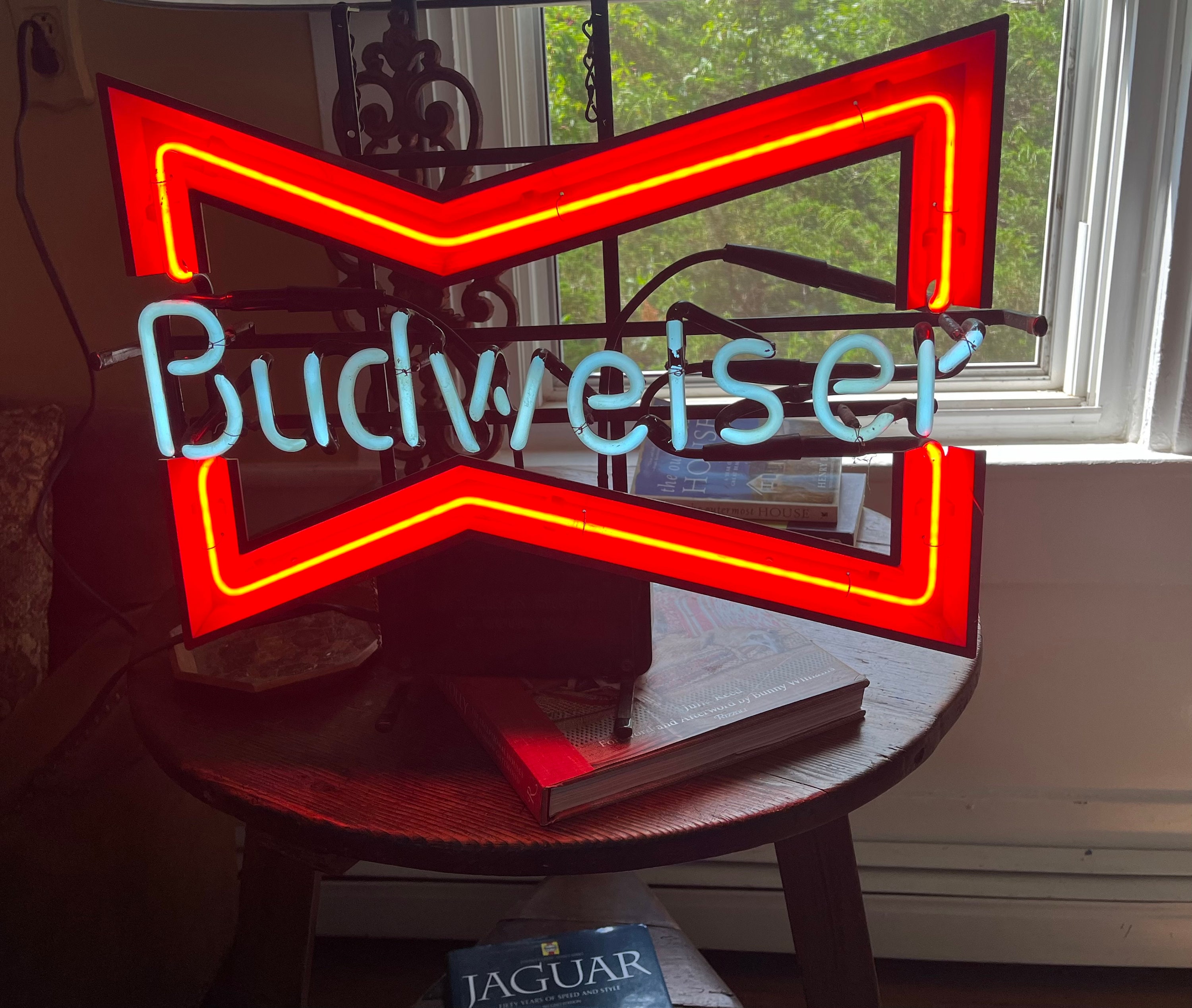 Vintage Neon Budweiser Sign - Etsy