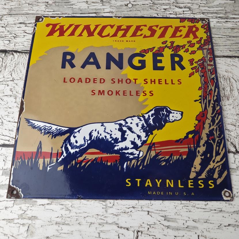 Porcelain Winchester Sign - Etsy