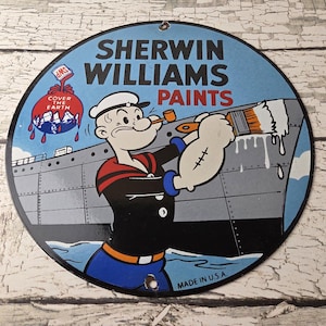 Vintage Sherwin Williams Paint Sign - Etsy