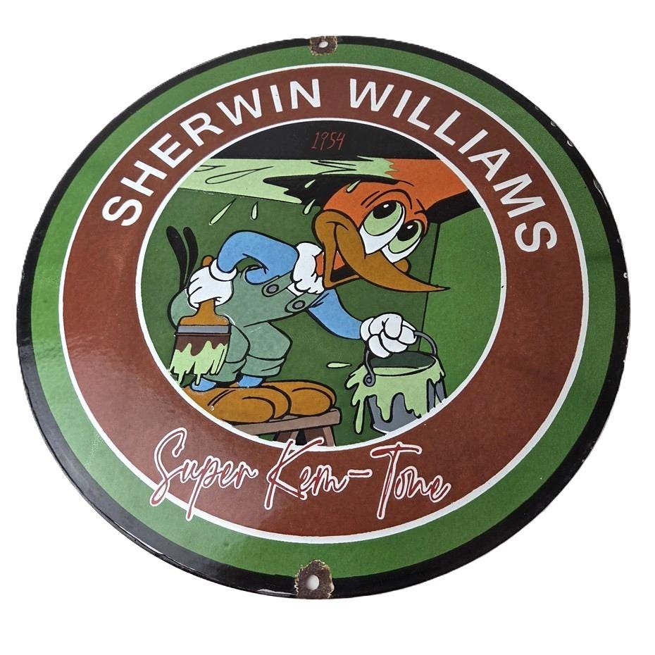 【116㎝】U.S.A ヴィンテージ 看板 Sherwin Williams 116㎝】U.S.A ヴィンテージ 看板 Sherwin Williamsの通販 by パーマン