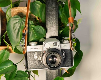 Kameragurt Verstellbar Leder Handgefertigt Kamera Schultergurt - Sangle d'appareil photo en cuir Sangle de cou réglable faite à la main