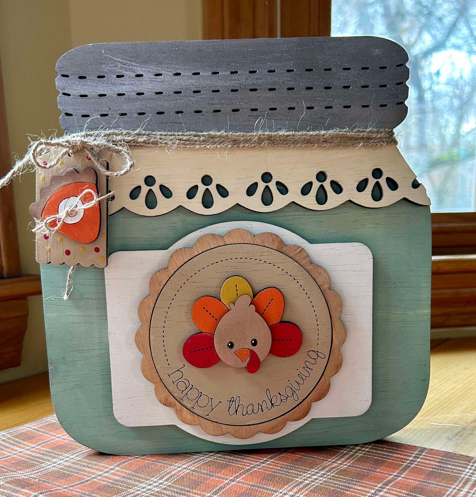 Interchangeable Mason Jar Insert - Turkey - Etsy