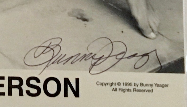 Ruth Anderson Nude 4 8x10 Litho 1 Signed by Bunny Yeager - Etsy