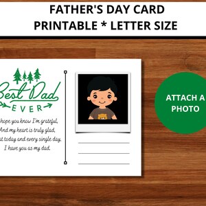 Father's Day Printable Card - Etsy