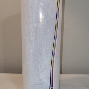 Rainbow glass vase from Kosta Boda, Bertil Vallien, Vintage,  signed and numbered, hand blown, collectible, Swedish,MCM