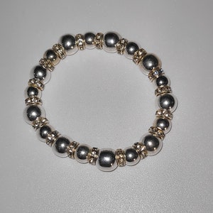 Silver beaded Bracelet