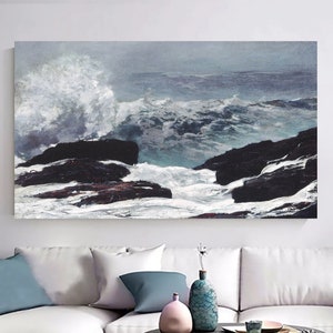 Winslow Homer Northeaster (1895) Wall Art, Reproduction Art, Winslow Homer Poster, Modern Home Decor, Winslow Homer Painting