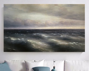 Ivan Aivazovsky - The Black Sea Kunstdruck: Ozeanwelle
