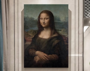 レオナルド・ダ・ヴィンチ - モナ・リザ (1503) - 古典絵画の複製