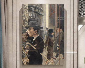 Original Vintage Print 1985 by George Grosz. Eclipse Of The