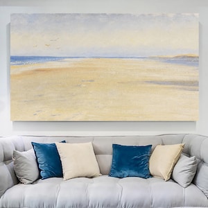 La playa de Skagen de Michael Ancher Arte mural, Impresión de playa, Pintura junto al mar, Póster del océano, Lienzo de playa tranquila, Decoración inspirada en la naturaleza